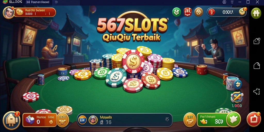 Tampilan gameplay QiuQiu yang seru di 567SLOTS.